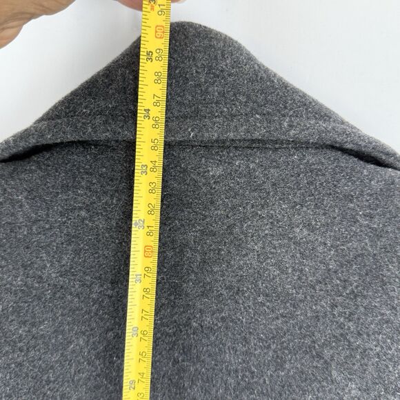 Marc New York Gray Wool Trench Coat Double Breasted Belted Women’s Size 6 Small - Picture 16 of 16